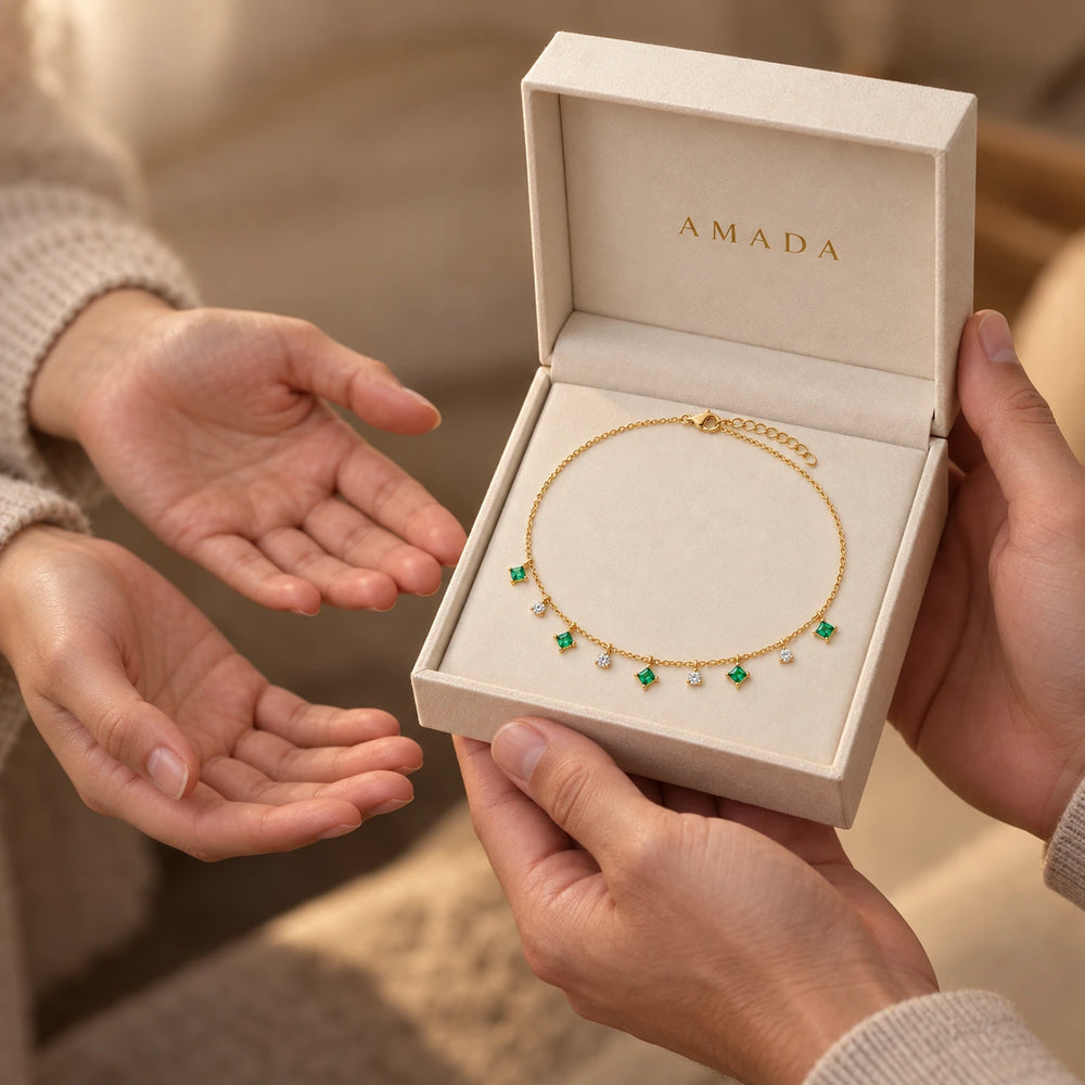 Her Family Necklace, worn and styled