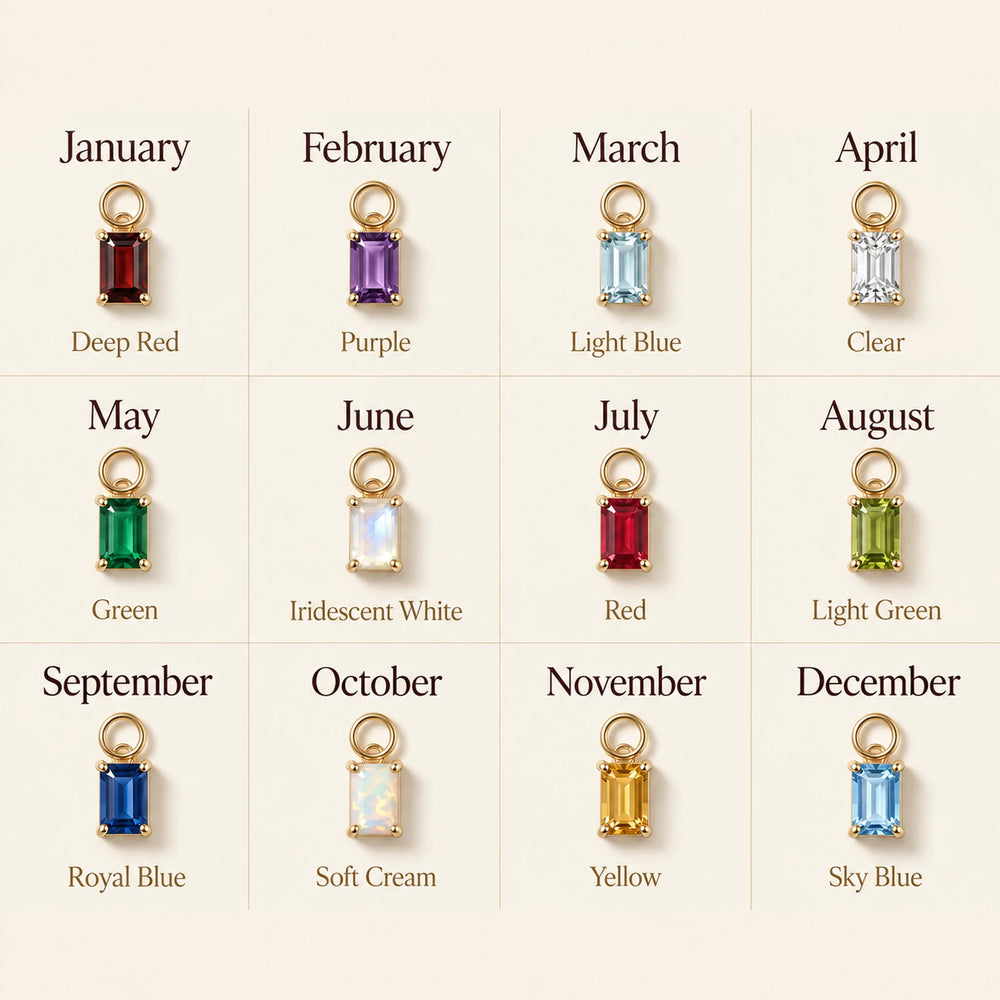 Initial & Birthstone Necklace, worn and styled