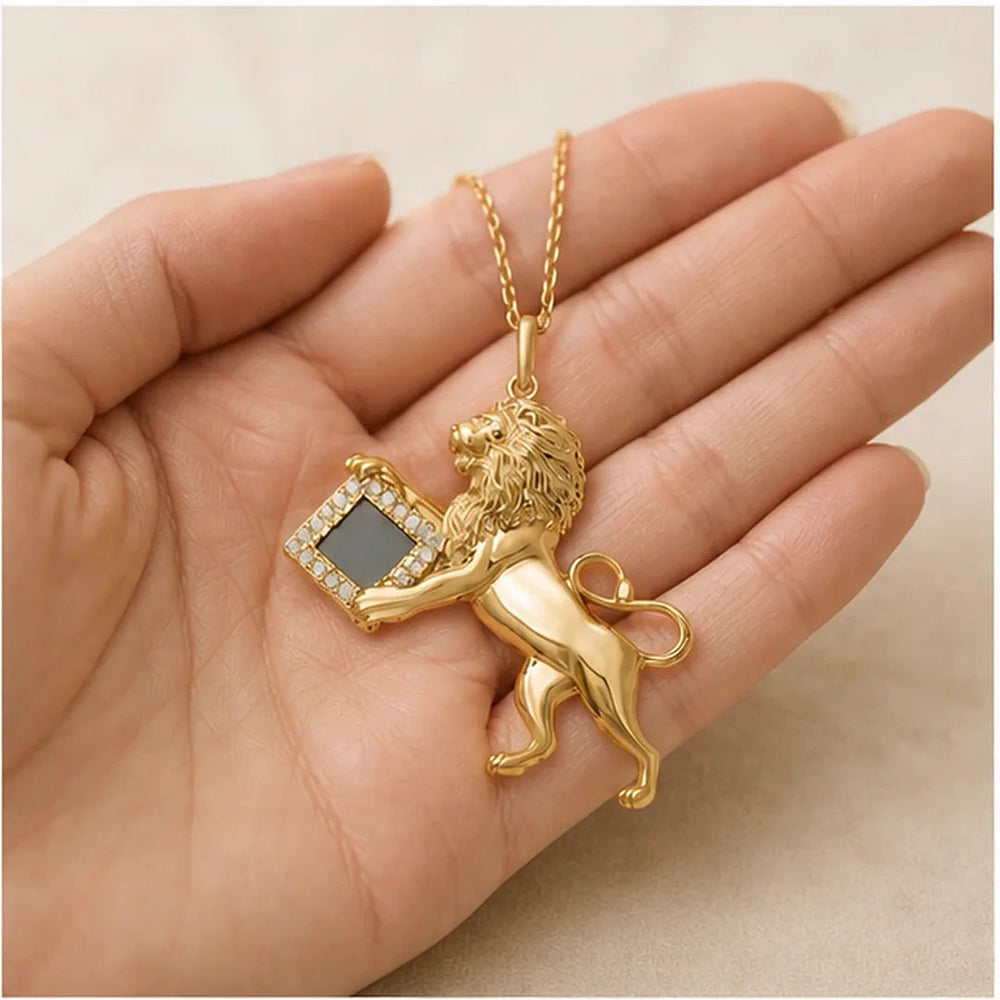 Lion of Judah Necklace, worn and styled