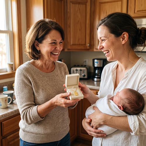First Blessing being given as a gift, photographed by a customer