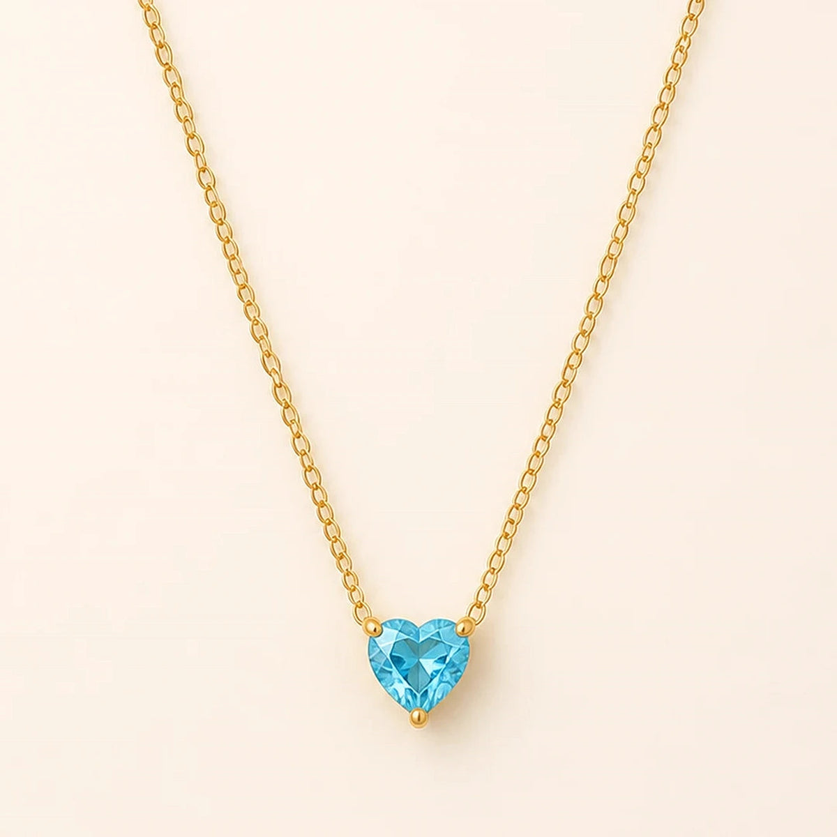 Amada Q4 exact product detail | Birthstone Heart Necklace
