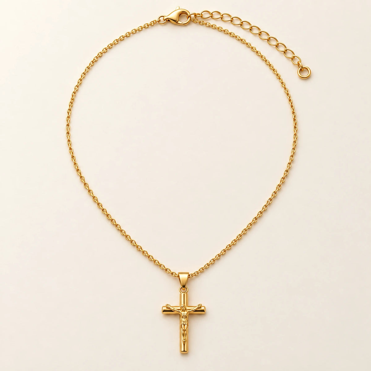 Crucifix Necklace, shown on its own