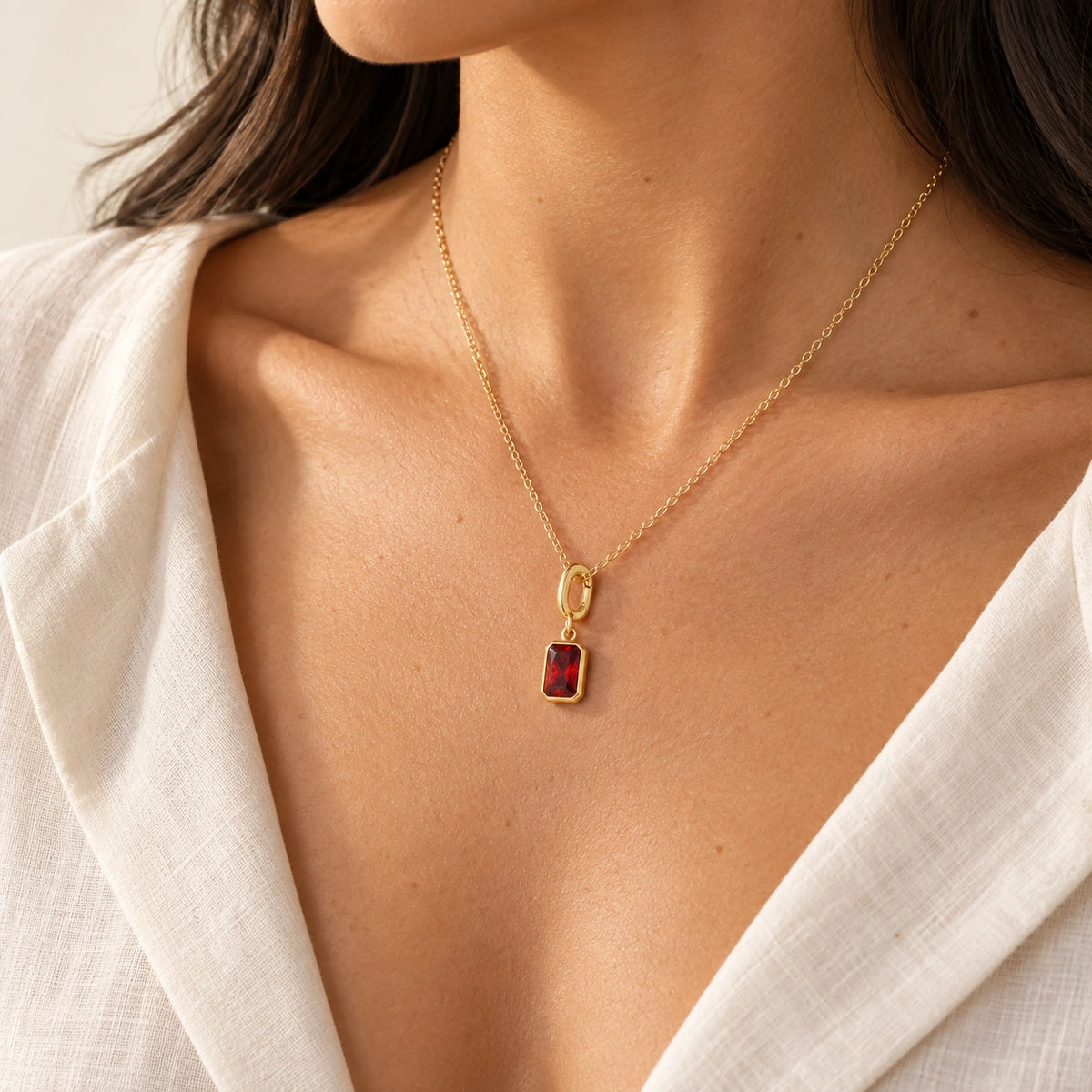Her Birth Month Charm worn and styled