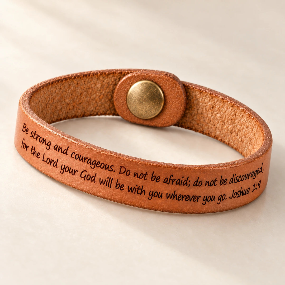 Close detail of His Word Bracelet
