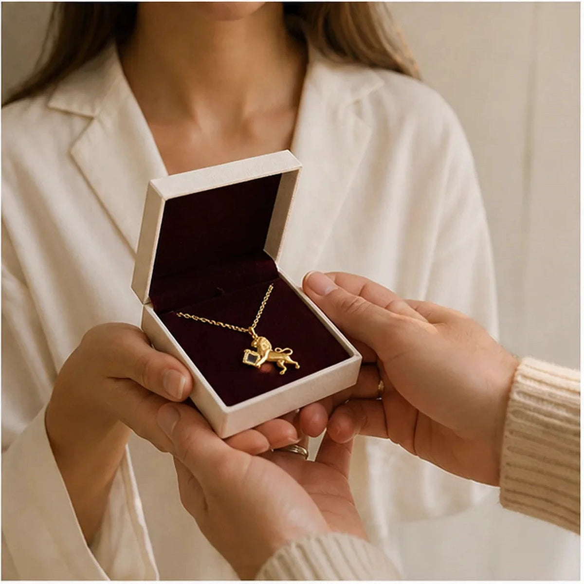 Amada | Lion of Judah Necklace | meaningful gift moment | cycle 3