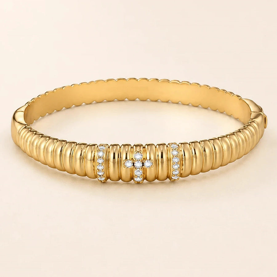 Close detail of Royal Cross Bangle