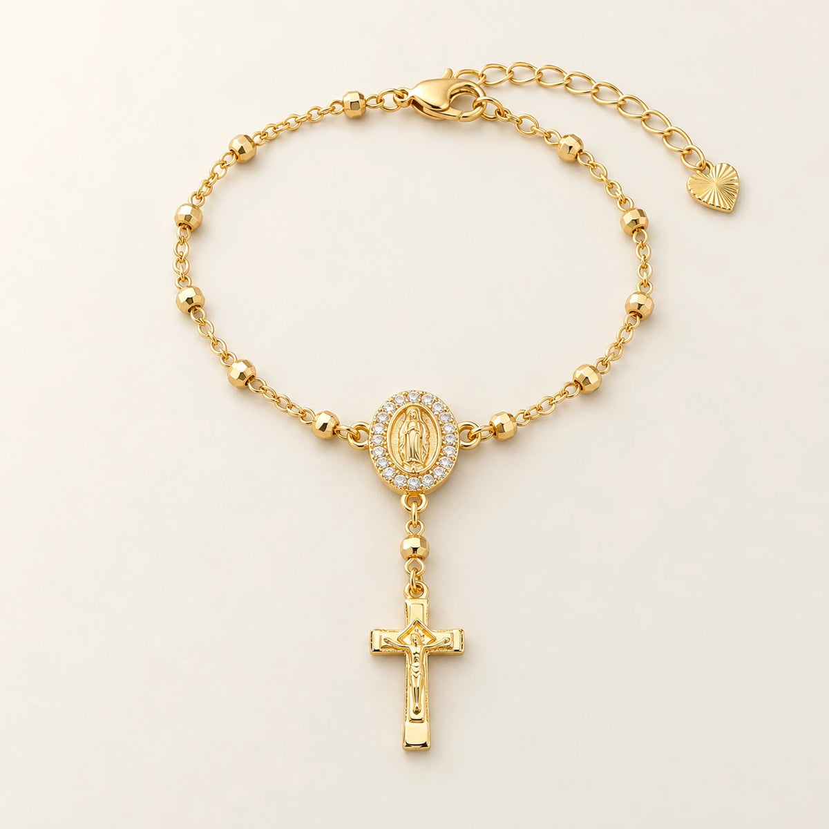 Sacred Rosary Bracelet, shown on its own