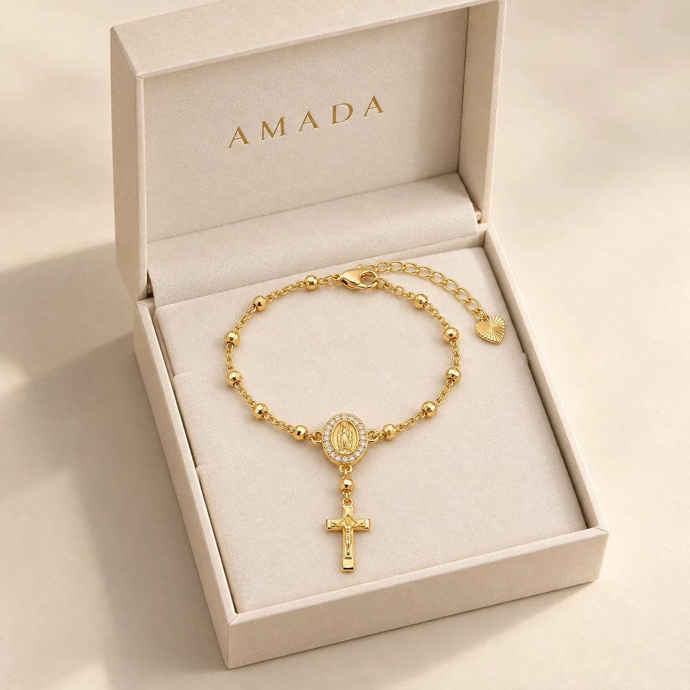 Sacred Rosary Bracelet, worn and styled