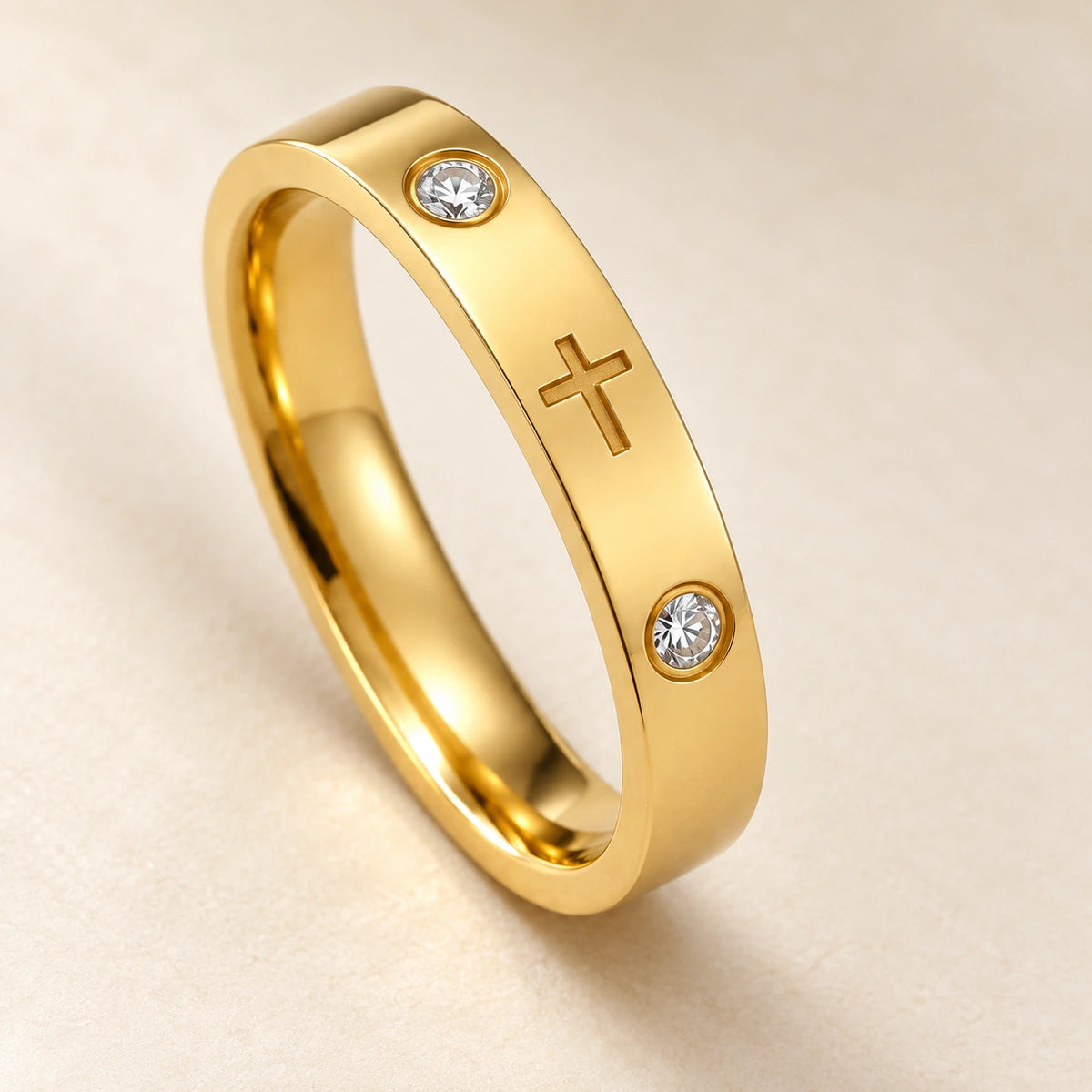 Close detail of The Cross Ring
