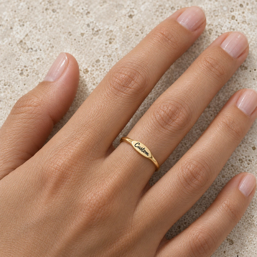 The Initial Ring shown for scale