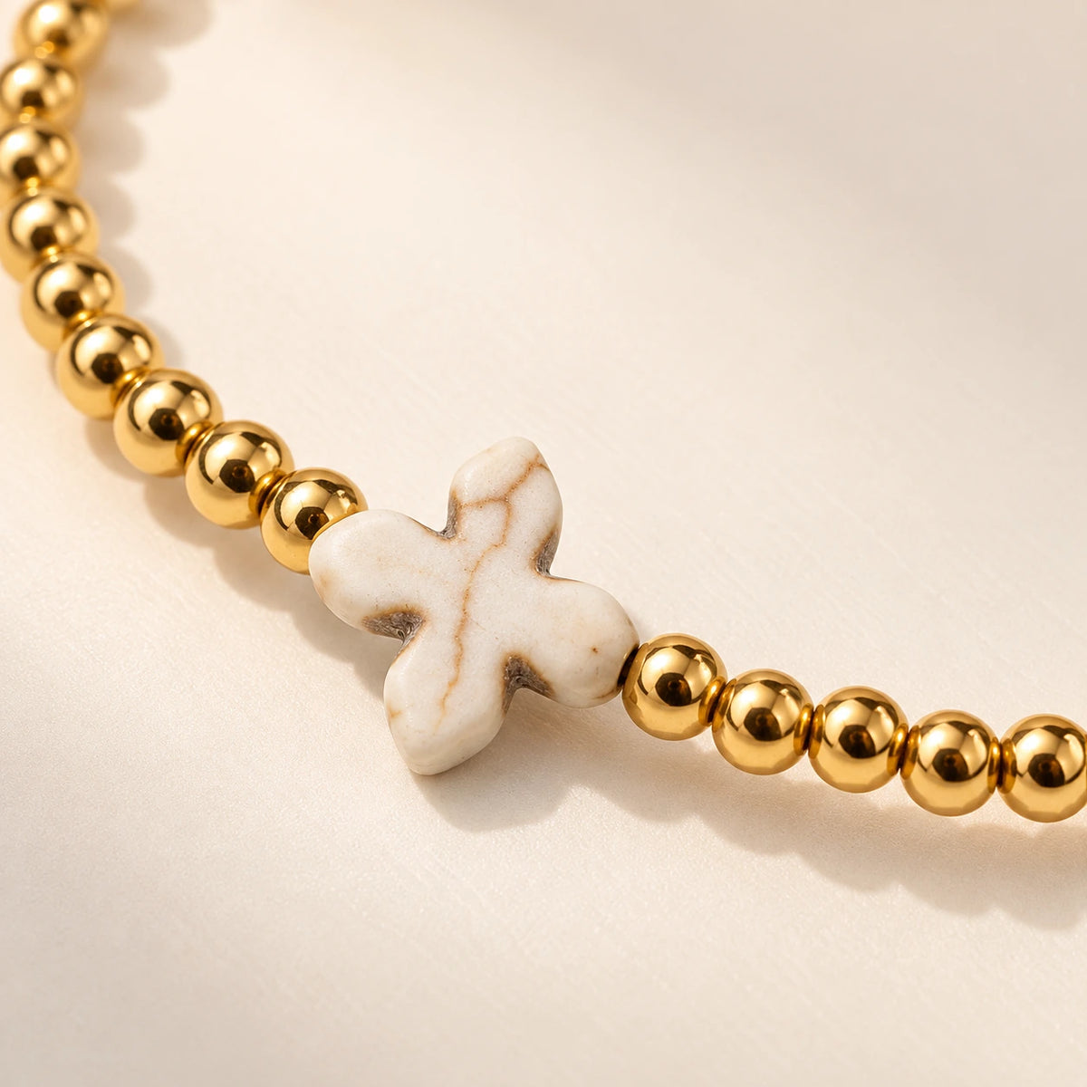 Close detail of The Prayer Bracelet