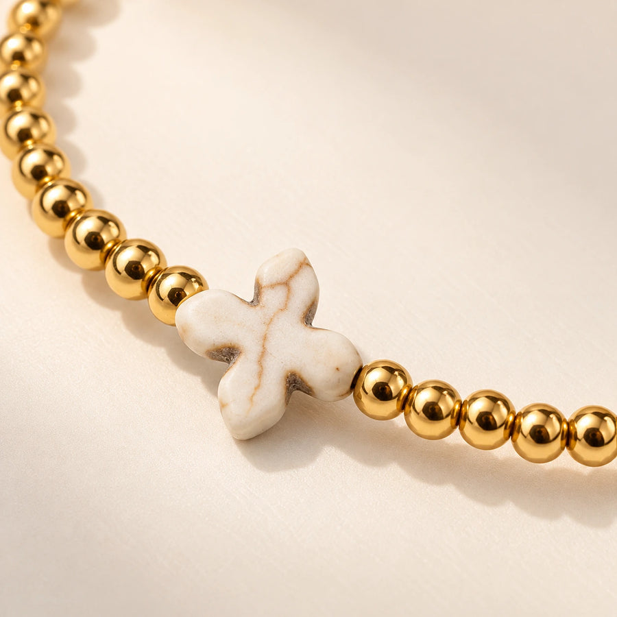 Close detail of The Prayer Bracelet