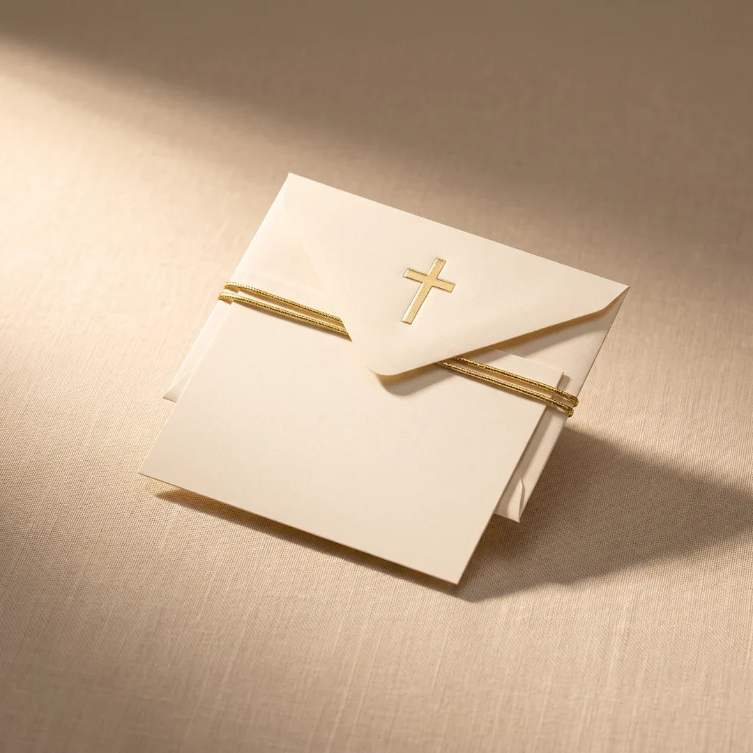 Blessing Card from Amada, a handwritten card that tucks into the keepsake gift box