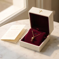 Chalice, a sealed 18K gold chalice pendant necklace, a keepsake gift for First Communion