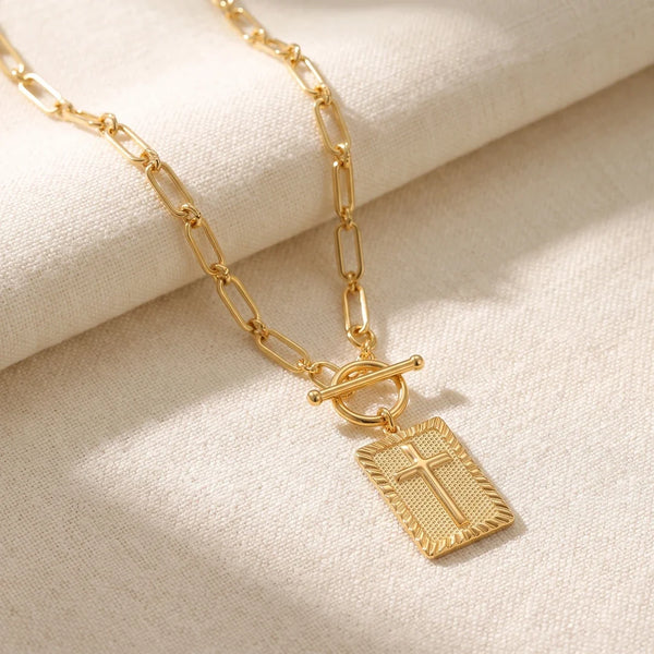 Chosen, a sealed 18K gold pendant necklace, a keepsake gift for Confirmation