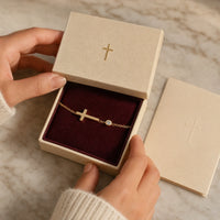 Communion Bracelet, a sealed 18K gold bracelet, a keepsake gift for First Communion