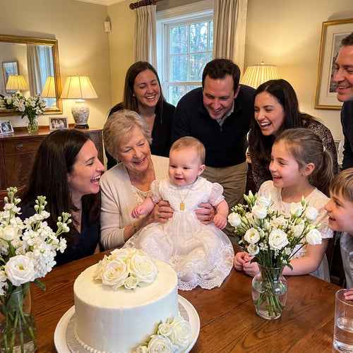 First Blessing being given as a gift, photographed by a customer