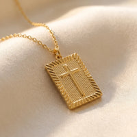 First Blessing, a sealed 18K gold pendant necklace, a keepsake gift for baptism